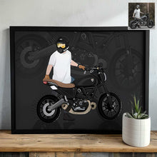 Load image into Gallery viewer, Custom Biker Portrait
