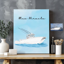Load image into Gallery viewer, Custom Boat Drawing Canvas
