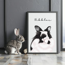 Load image into Gallery viewer, Custom Pet Bunny Portrait
