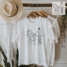 Load image into Gallery viewer, Personalized Child Drawing T-Shirt
