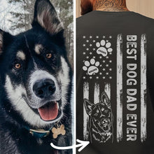 Load image into Gallery viewer, Personalized Best Dog Dad Shirt
