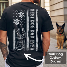 Load image into Gallery viewer, Personalized Best Dog Dad Shirt
