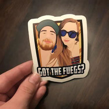 Load image into Gallery viewer, Custom BF GF BAE couples Stickers
