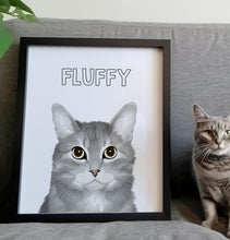Load image into Gallery viewer, Custom Cat Portrait
