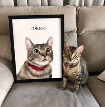 Load image into Gallery viewer, Custom Cat Portrait
