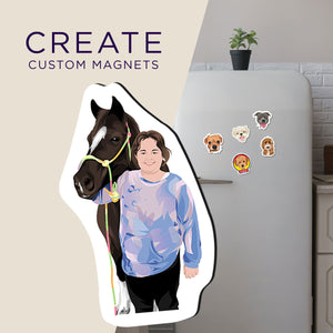Custom Horse Magnets