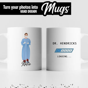 Custom Med Student Loading Mug