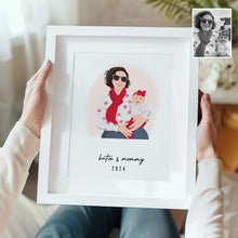 Load image into Gallery viewer, Custom Mom &amp; Baby Portrait
