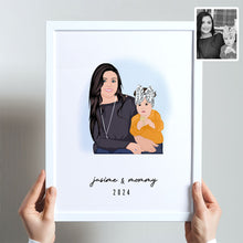 Load image into Gallery viewer, Custom Mom &amp; Baby Portrait
