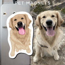 Load image into Gallery viewer, Custom Pet Portrait Magnets
