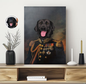 Custom Royal Pet Canvas - The General