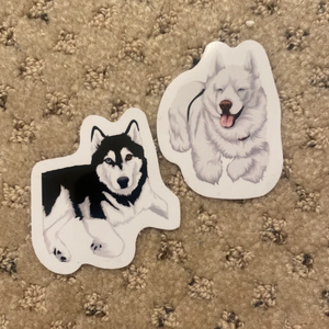 Custom Pet Portrait Stickers