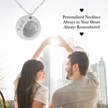 Load image into Gallery viewer, Personalized Fingerprint Necklace Gift
