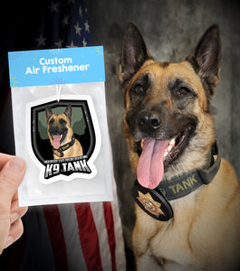 Personalized K9 Dog Air Freshener