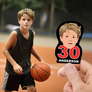 Personalized Sports Player Stickers