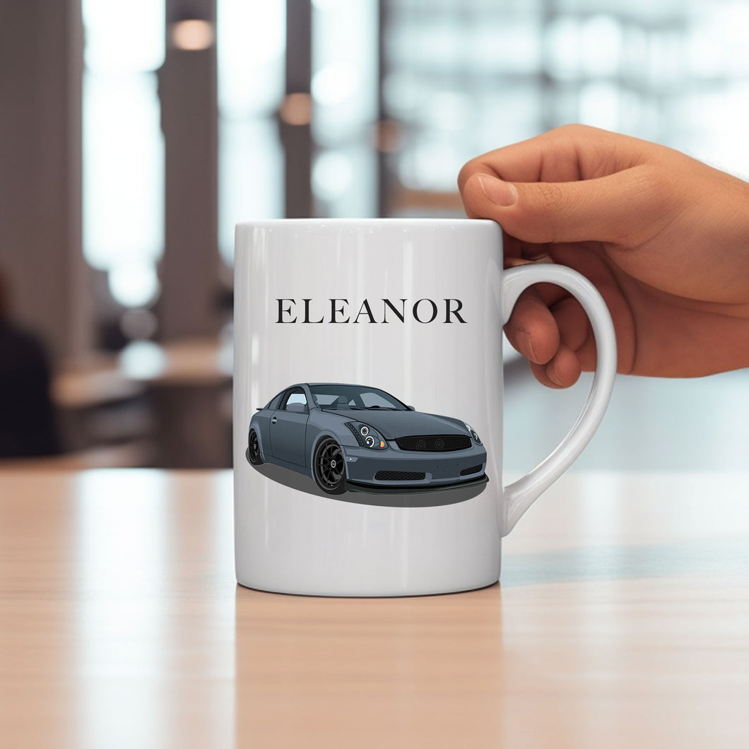 Personalized Car Illustration Mug