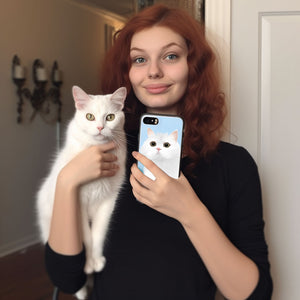 Custom Cat Portrait Phone Case