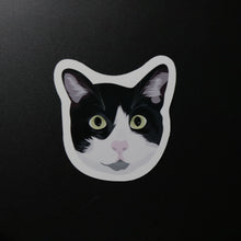 Load image into Gallery viewer, Custom Cat Face Stickers
