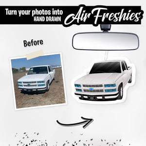 Personalized Car Portrait Air Freshener