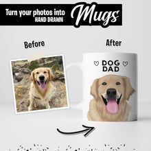 Load image into Gallery viewer, Personalized Dog Dad Mug
