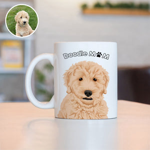 Custom Doodle Mom Mug