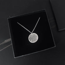 Load image into Gallery viewer, Custom Fingerprint Pendant Necklace
