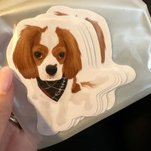 Load image into Gallery viewer, Custom Pet Portrait Stickers
