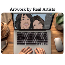 Load image into Gallery viewer, Custom Cartoon Couple Portraits - Digital | Printable
