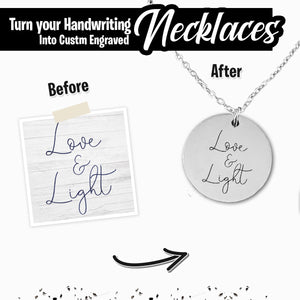 Custom Handwriting Necklace