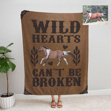 Load image into Gallery viewer, Custom Wild Hearts Horse Blanket
