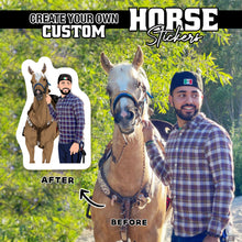 Load image into Gallery viewer, Custom Pet Horse Stickers
