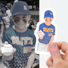 Load image into Gallery viewer, Custom Little League Baseball Stickers
