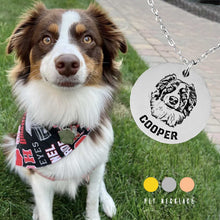 Load image into Gallery viewer, Custom Pet Portrait Necklace
