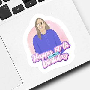 Custom 50th Birthday Stickers