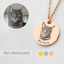 Load image into Gallery viewer, Custom Pet Portrait Necklace
