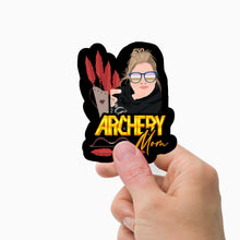 Load image into Gallery viewer, Archery Mom Stickers Personalized
