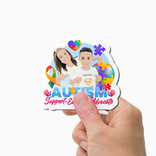 Load image into Gallery viewer, Autism Support Magnets Personalized
