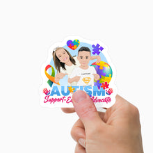 Load image into Gallery viewer, Autism Support Stickers Personalized
