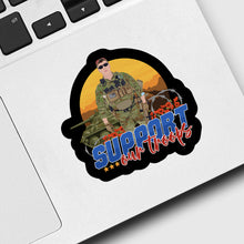 Load image into Gallery viewer, Awesome Support Our Troops Sticker designs customize for a personal touch
