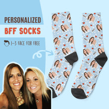 Load image into Gallery viewer, Custom BFF Face Socks
