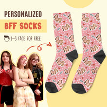 Load image into Gallery viewer, Custom BFF Face Socks
