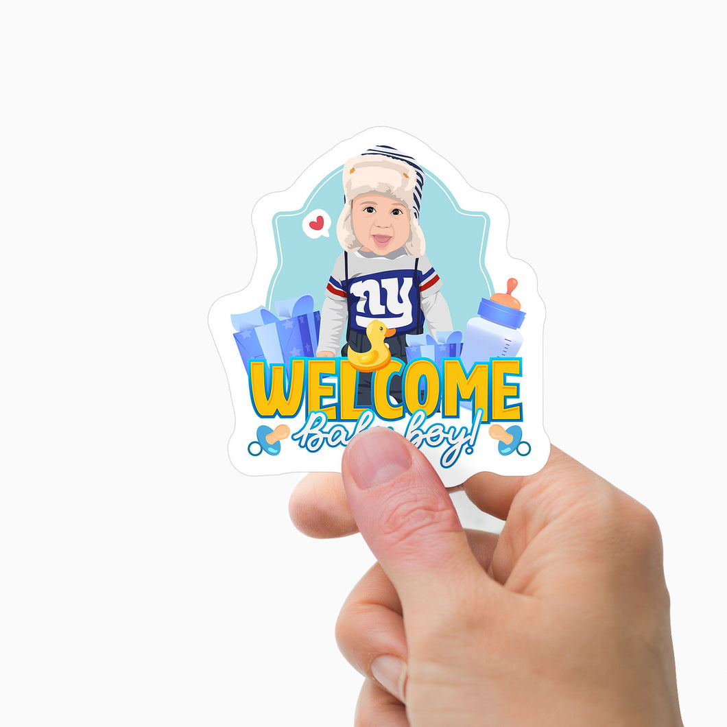 Baby boy  Stickers Personalized