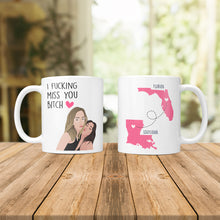 Load image into Gallery viewer, Custom Best Friends Map Mug
