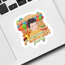 Load image into Gallery viewer, Birthday Party Invitation Sticker designs customize for a personal touch
