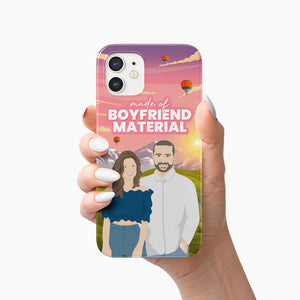 Boyfriend Material Phone Case Personalized
