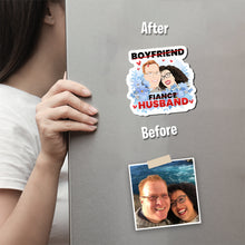 Load image into Gallery viewer, Boyfriend fiance husband Magnet designs customize for a personal touch
