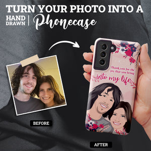 Turn Your Photo in to Custom Design Thank you for the Love Phone Cases