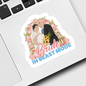 Bride in Beast Mode Sticker designs customize for a personal touch