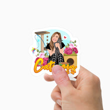 Load image into Gallery viewer, Cat Mom Stickers Personalized
