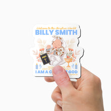 Load image into Gallery viewer, Child of God Personalized Baptism Name Magnets Personalized

